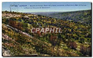 Postcard Old Army Verdun Battle of Verdun Ravine Dame nicknamed the ravine of...