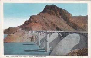 Arizona Coolidge Dam Rupkey Butte In Background Curteich