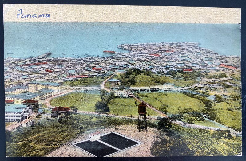 Mint Panama Color Picture Postcard General view of city 