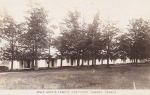 Canada Quebec Coaticokk Jolly John's Camps Real Photo