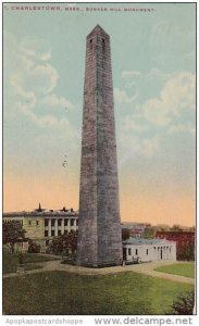 Massachusetts Charlesttown Bunker Hill Monument 1913