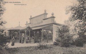 Bad Wildungen Reinhardsquelle Station Frank German Old Postcard