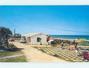 Unused Pre-1980 CORAL SAND COTTAGES ON BEACH Ormond Beach Florida FL B6522@