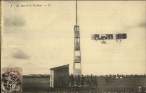 Pioneer Aviation Record Flight Paulhan USED Postcard c1910