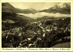 Berchtesgaden, Lockstein, Watzmann, Stein Meer, Tenner Germany Postcard