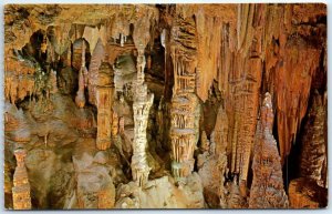Postcard - Totem Poles, Caverns of Luray, Luray, Virginia, USA