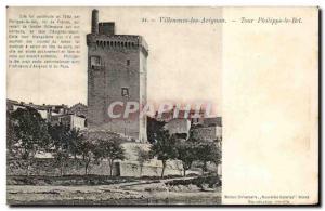 Old Postcard Villeneuve Avignon Tour Philippe le Bel