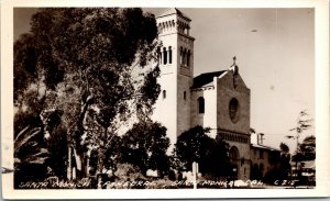 Real Photo Postcard Santa Monica Cathedral in Santa Monica, California~133013