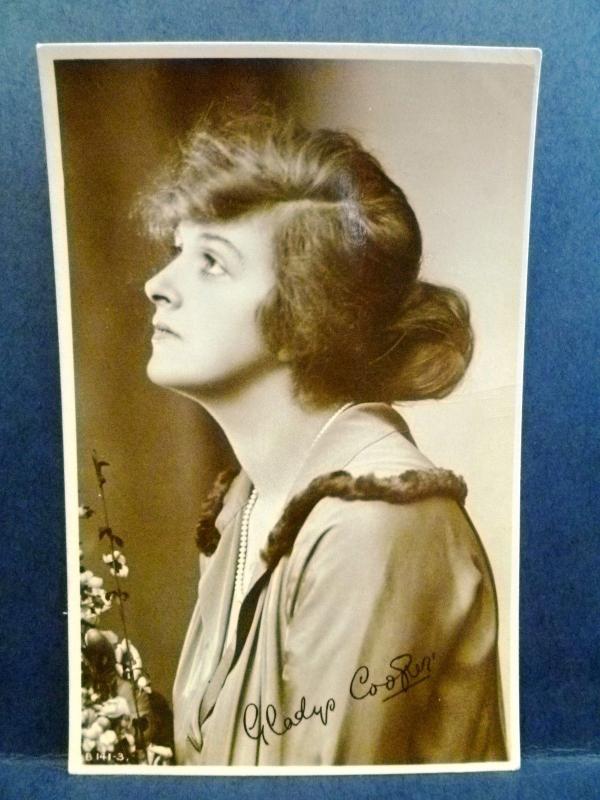 Postcard RPPC Real Photo Gladys Cooper English Actress