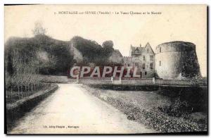 Old Postcard Mortagne Sur Sevre Le Vieux Chateau and Manor