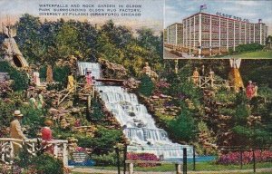 Waterfalls And Rock Garden In Olson Park Surrounding Olson Rug Factory Divers...