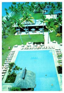 Regent Fiji Luxuri Hotels South Pacific Nadi Airport Pool Chrome Postcard UNP 