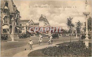 Old Postcard La Baule Sea (L I) Esplanade and Casino