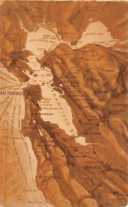 Maps California USA Unused