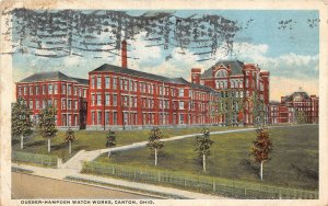 J12/Canton Ohio Postal c1910 Dueber-Hampden Watch Factory 87 