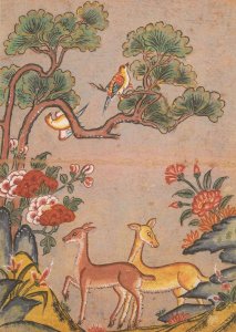 Thailand Folding Book Of Tiplaka 18th Century Manuscript Postcard