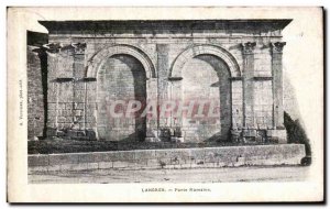 Postcard Langres Old Roman Gate