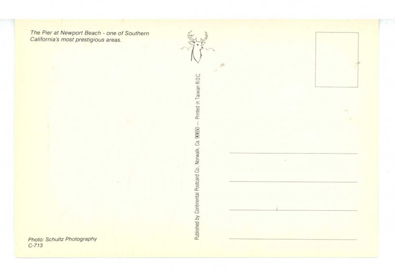 CA - Newport Beach. The Pier  (continental size)