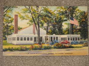 U.S.O. Club, South Jackson St. Branch, Tullahoma, Tenn., unused vintage card