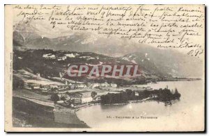 Old Postcard Talloires Tournette