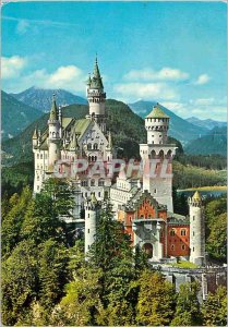 Modern Postcard Neuschwanstein castle