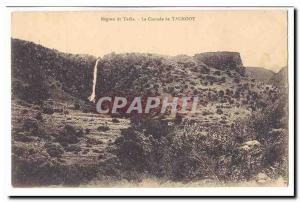 Morocco Region Tadla Old Postcard Waterfall Tachoot