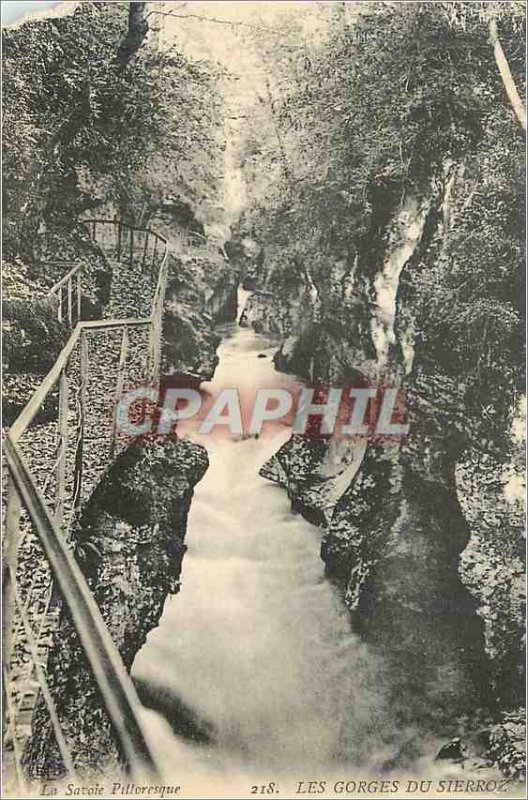 Postcard The Old Sierroz Gorge Scenic Savoy