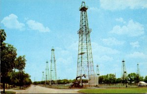 Oklahoma Oklahoma City State Capitol Grounds Oil Wells