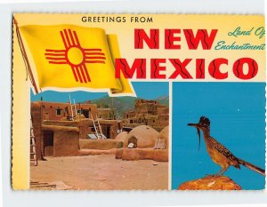 M-113088 Land of Enchantment Greetings from New Mexico USA