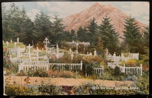 Vintage Postcard 1907-1915 Old Graveyard, Sitka, Alaska (AK)