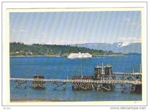 Ferry The Queen Of Cowichan, Departure Bay, Nanaimo, B.C., Canada, 1970-1980s