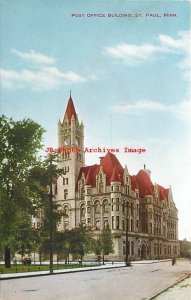 4 Postcards, Saint Paul, Minnesota, Post Office Building