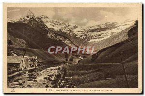 Old Postcard Gavarnie On the way circus