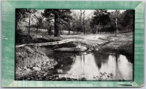 1910's Creek Scene Near Twin Cities Minnesota MN Posted Postcard