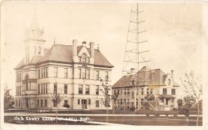 J55/ Kalispell Montana RPPC Postcard c1910 Court House Building  338