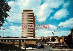 Postcard Modern Rennes (I and V) bus station