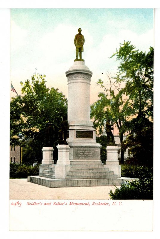 NY - Rochester. Soldiers' & Sailors' Monument