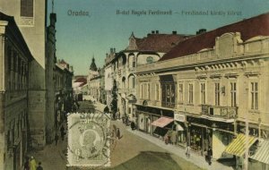 romania, ORADEA, Bulevardul Regele Ferdinand (1926) Postcard