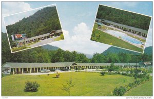 Swimming Pool,  Cool Waters Motel,  U.S. 19. East,  Cherokee,  North Carolina...