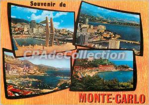 Modern Postcard Principality of Monaco Monte Carlo Remembrance