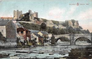 uk18984 richmond castle and old bridge uk