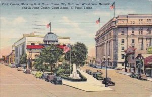 Civic Center Showing U S Court House City House City Hall And World War Memor...