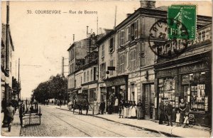 CPA Courbevoie Rue de Bezons (1314341)