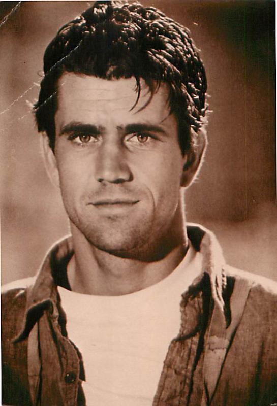 Young Mel Gibson Foto Parjetas Grand Via 44 Madrid 8 Movies   Postcard  # 7642