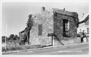 Auburn California Old Stone Building Eastman 1940s RPPC Photo Postcard 21-13163