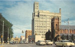 Jackson Mississippi~Capitol Street~St Andrew's Episcopal Church~Rexall~50s Cars