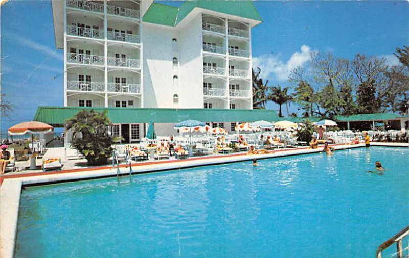 Chatham Beach Hotel Montego Bay Jamaica Postal used unknown 