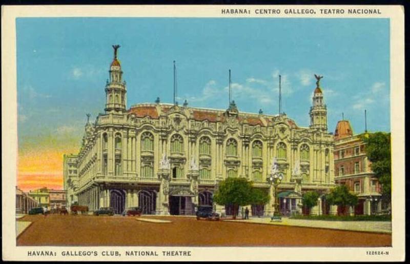 cuba, HAVANA HABANA, Gallego's Club, National Theatre (1940)