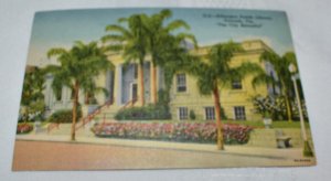 O-3 Albertson Public Library Orlando Fla. Postcard Orange News Co. Curt Teich