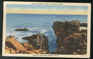 Thunder Hole Bar Harbor ME Acadia National Park Mt Desert Island Postcard